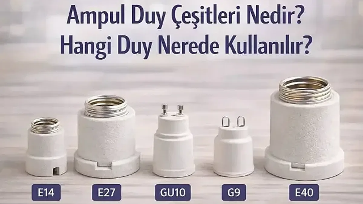 Elektrik Duyu Nedir ve Güvenli Aydınlatma İçin Nasıl Seçilmelidir?