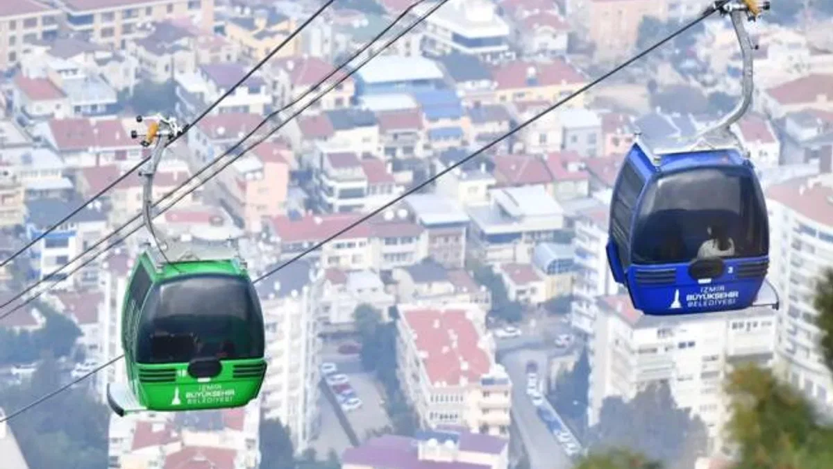 İzmir Balçova’daki Teleferik Tesisleri’nde bakım çalışmaları başlıyor