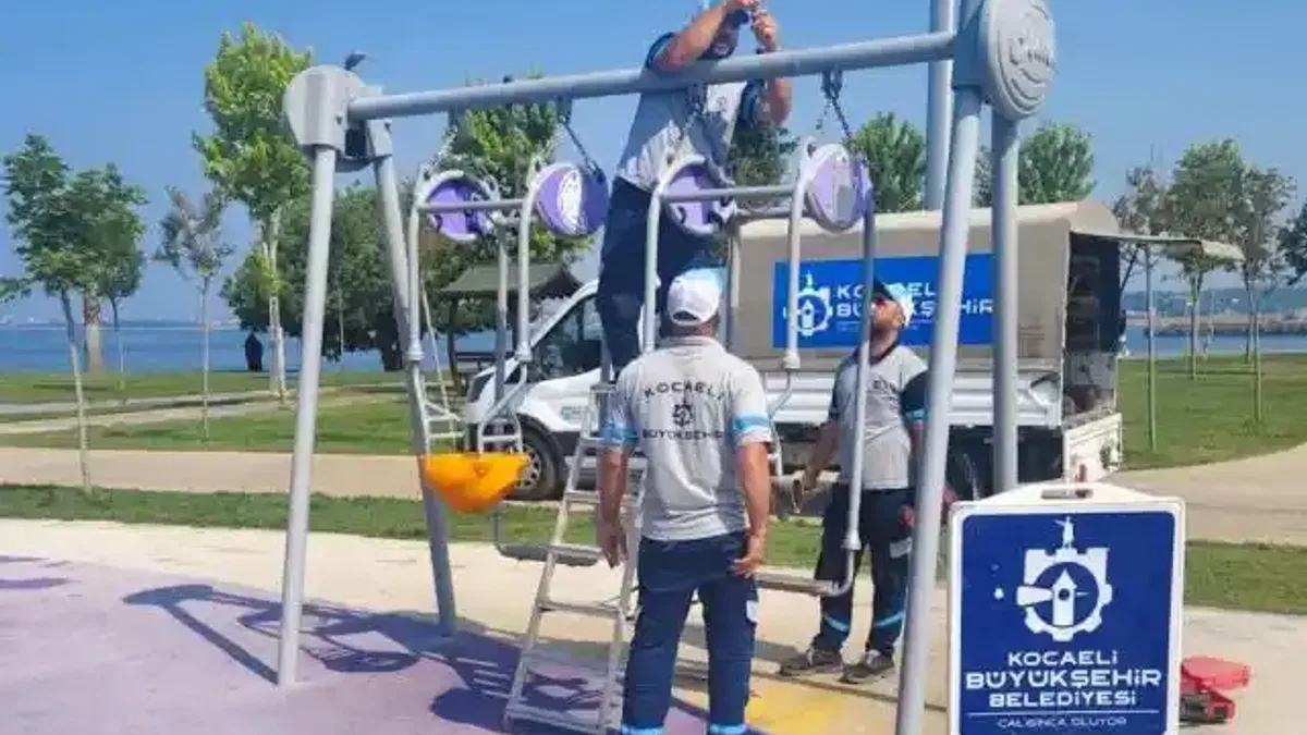 Kocaeli Büyükşehir’den çocuklara güvenli alanlar