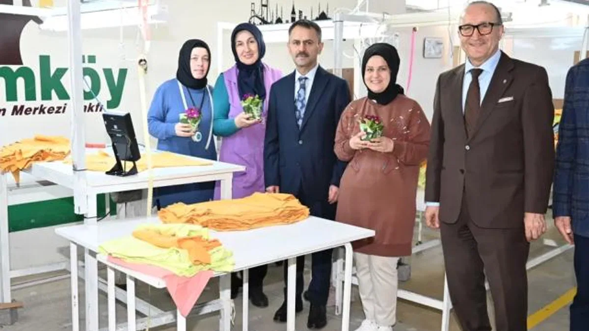 Bizimköy Engelliler Üretim Merkezi’nde özel kutlama