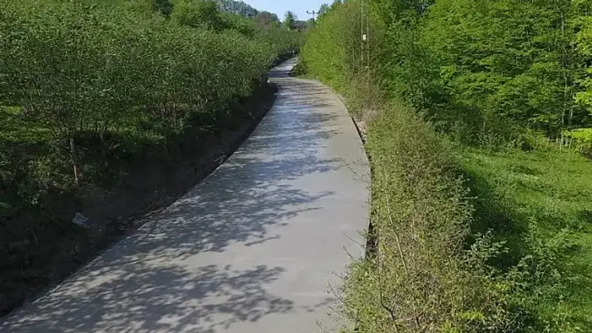 Ordu'da 330 km beton yol hizmete sunuldu