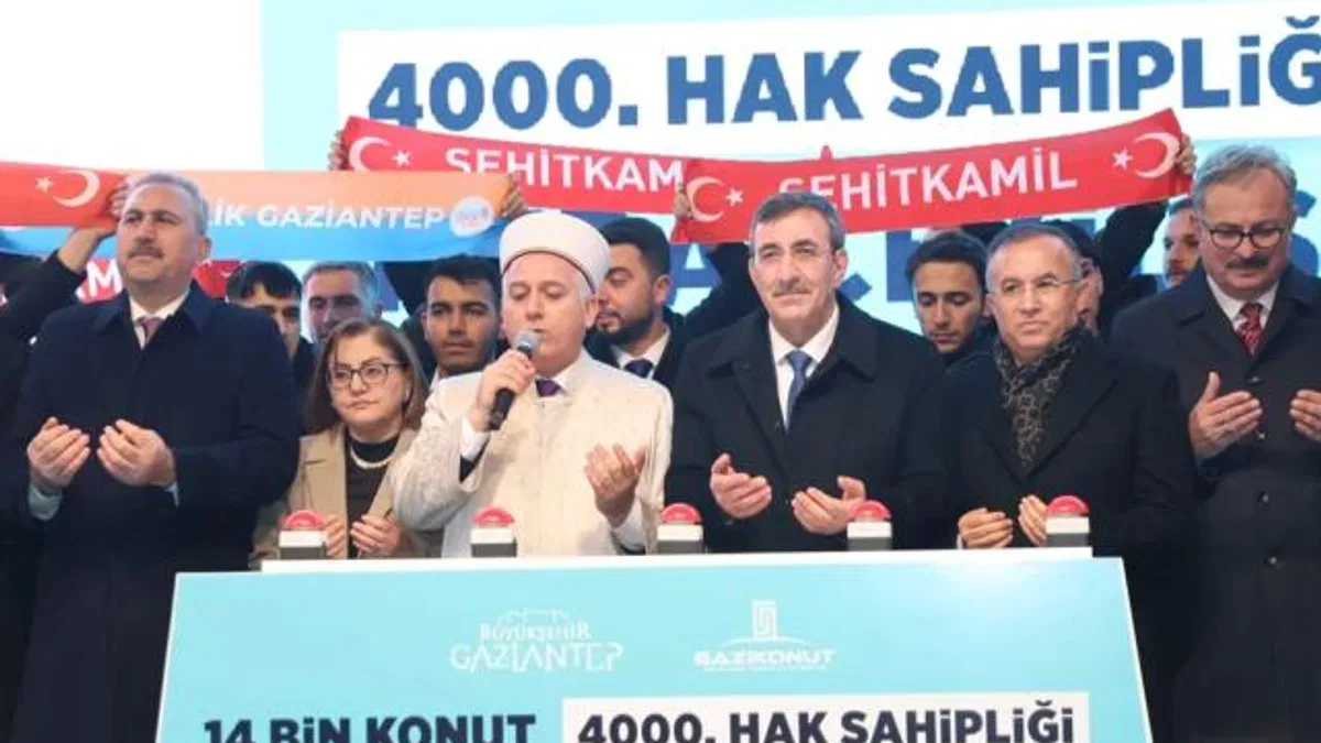 Gaziantep'te 4 bininci hak sahibi belirlendi