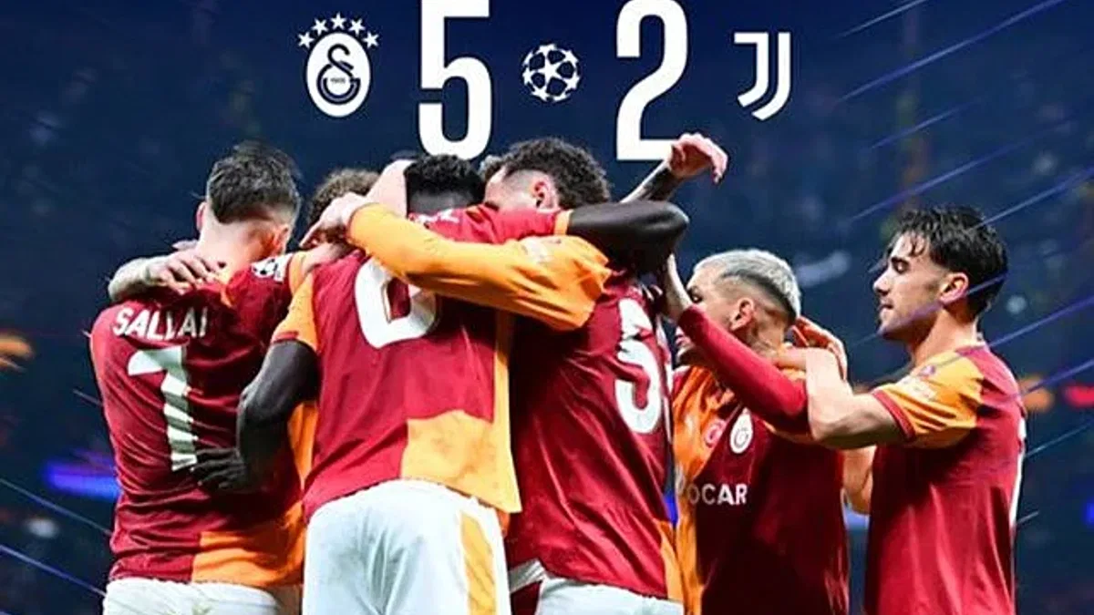 Galatasaray 5-2 Juventus (Maç Sonucu)