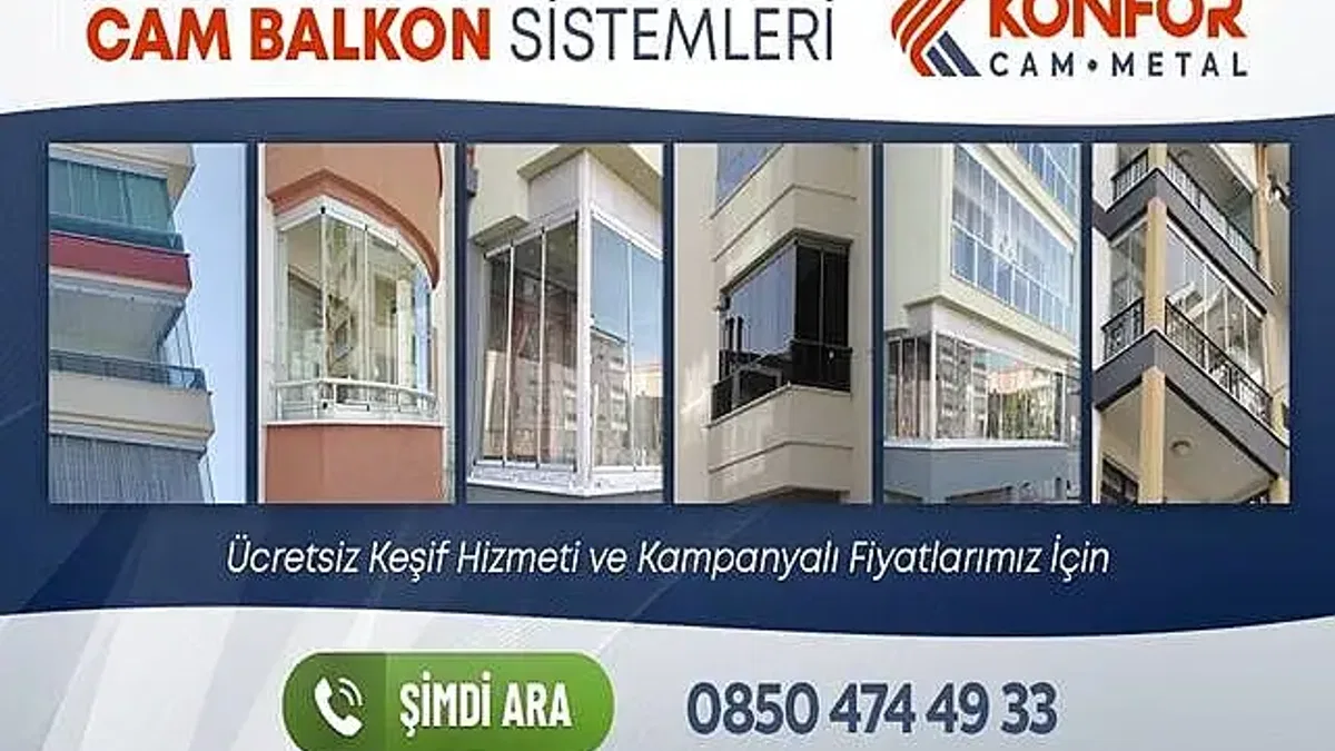 Konya'da Cam Balkon Sistemlerinde Doğru Tercih