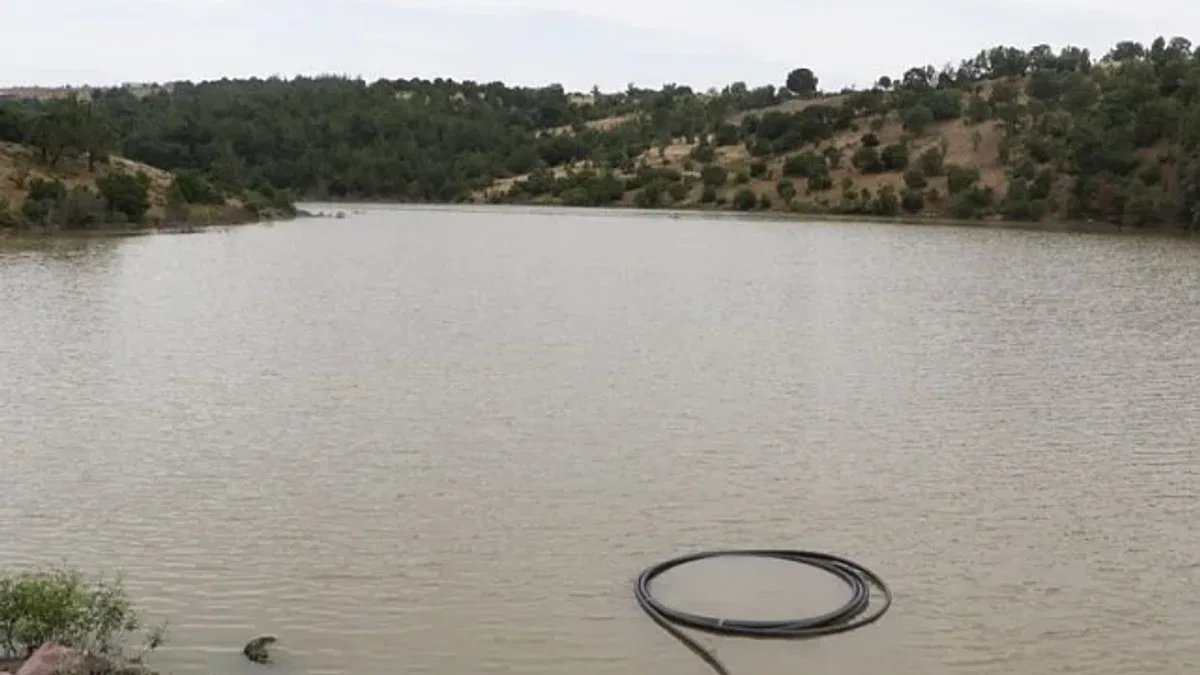 Manisa Yunusemre'de damla sulama sezonu