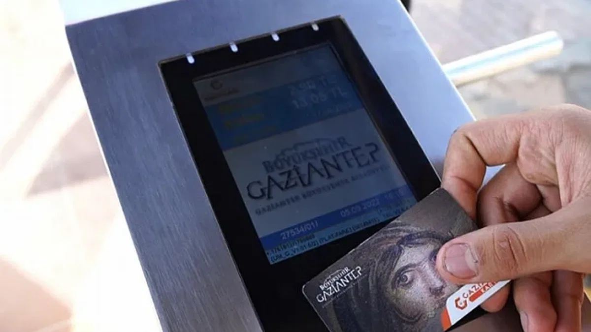Gaziantep'te aylık temassız kullanım 1 milyon