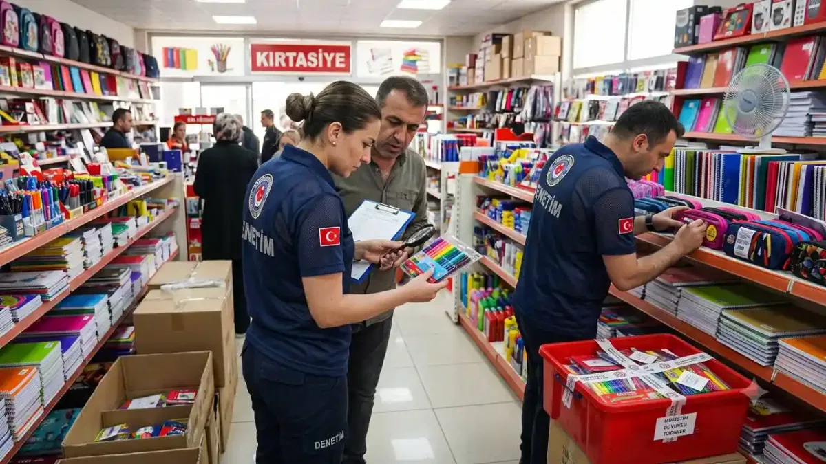 Kırtasiye ürünlerine sıkı denetim!