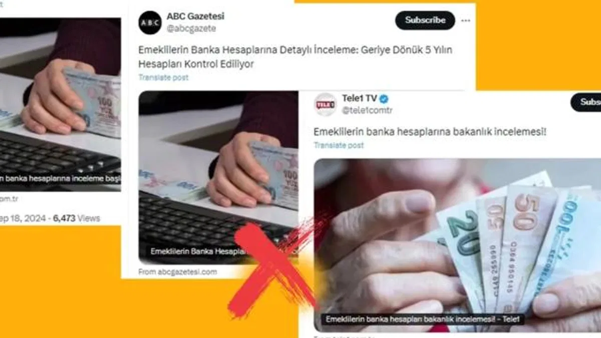 Emeklilerin hesaplarında inceleme yok!
