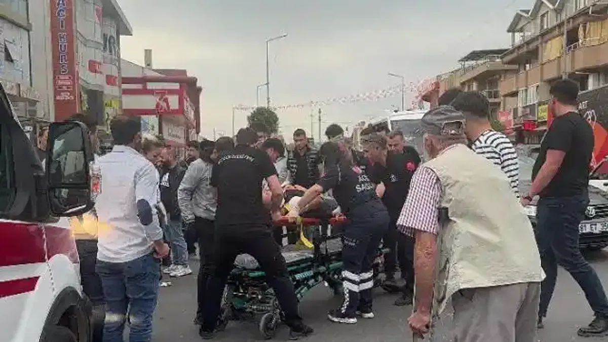 Düzce'de otomobil yayaya çarptı: 1 yaralı