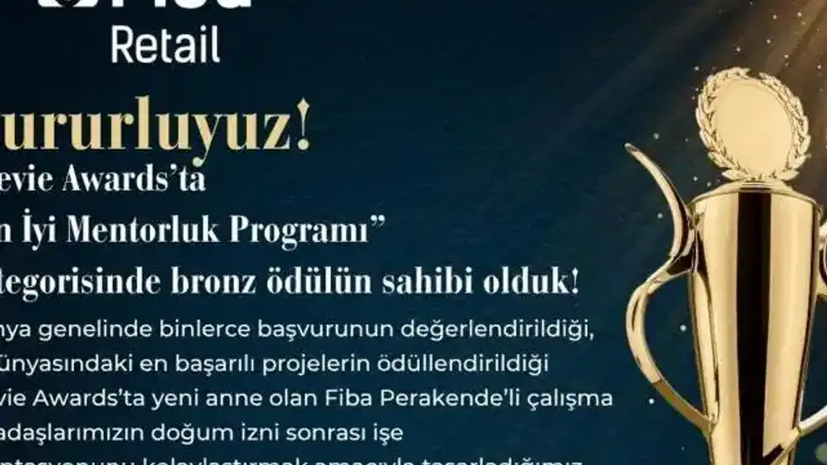Fiba Perakende’nin “Wondermoms Mentorluk Programı”na Uluslararası Ödül
