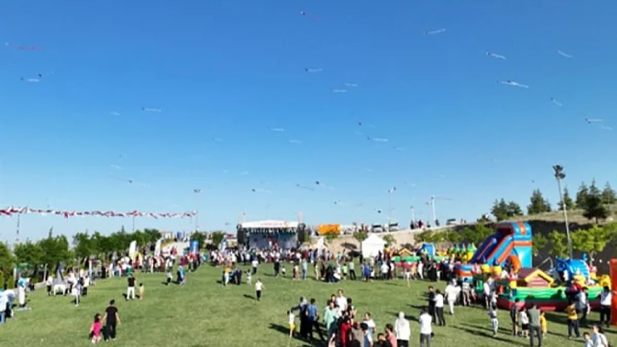 Konya Selçuklu'da çocuklar bu şenliği çok sevdi