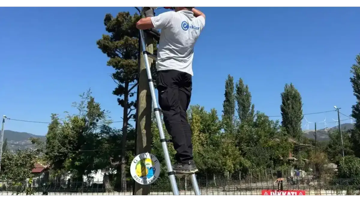 Sakarya Geyve'de parkların kameraları kayda başladı
