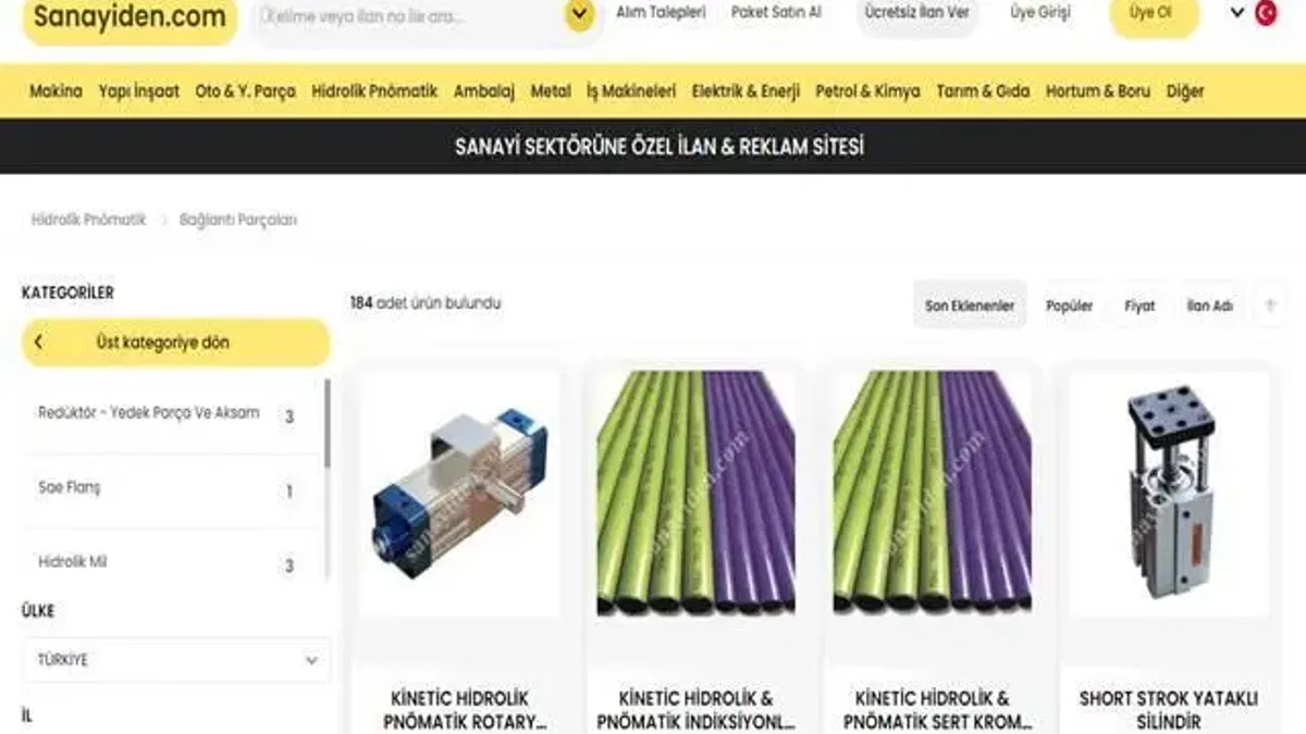 Proses Kontrol Cihazları-Boru Bağlantı Elemanları