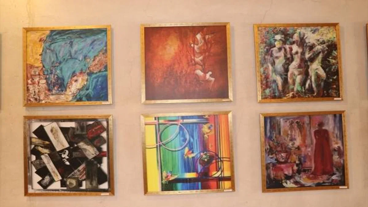 Niğde'de "Sanat Sarsıntısı-10" resim sergisi açıldı
