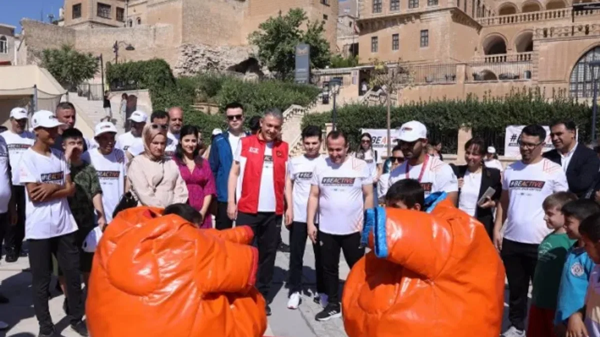 Avrupa Spor Haftası kutlaması Mardin'de başladı
