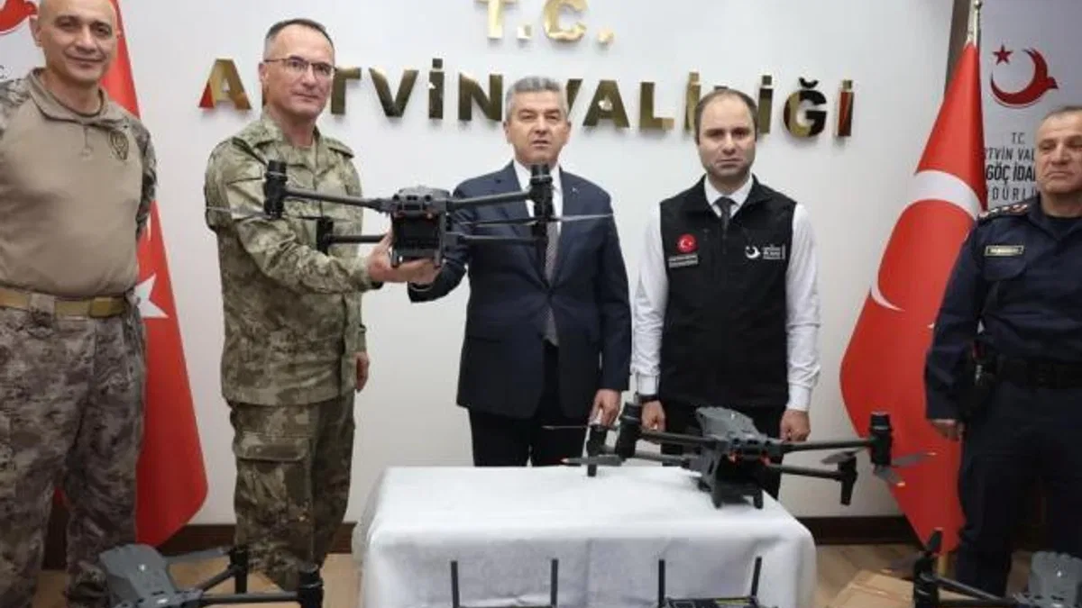 Artvin'de 4 termal drone göreve başladı