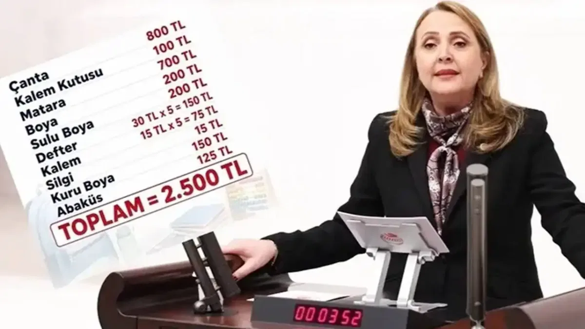 CHP'li Semra Dinçer'den okula dönüş eleştirisi... KDV sıfırlansın çağrısı