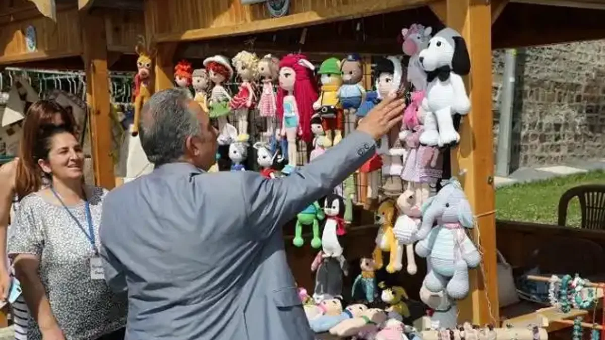 Kayseri Talas'ta maharetli eller misafirlerini bekliyor