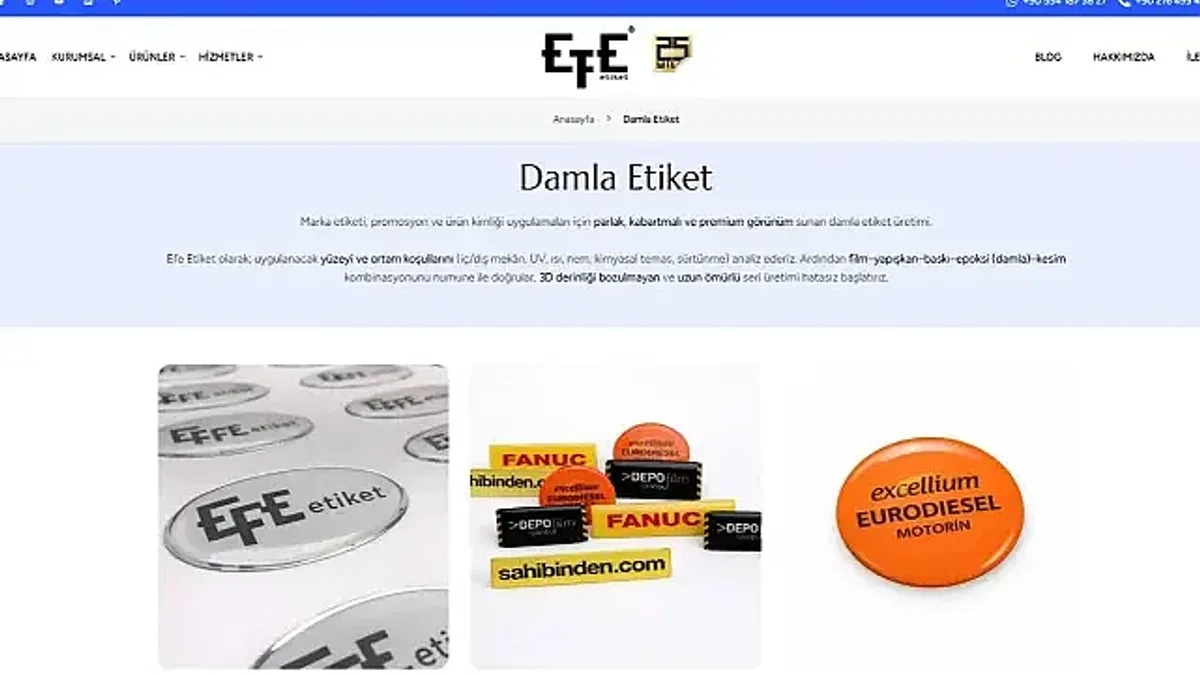 Damla Etiket Seçiminde Kaliteyi Belirleyen Unsurlar