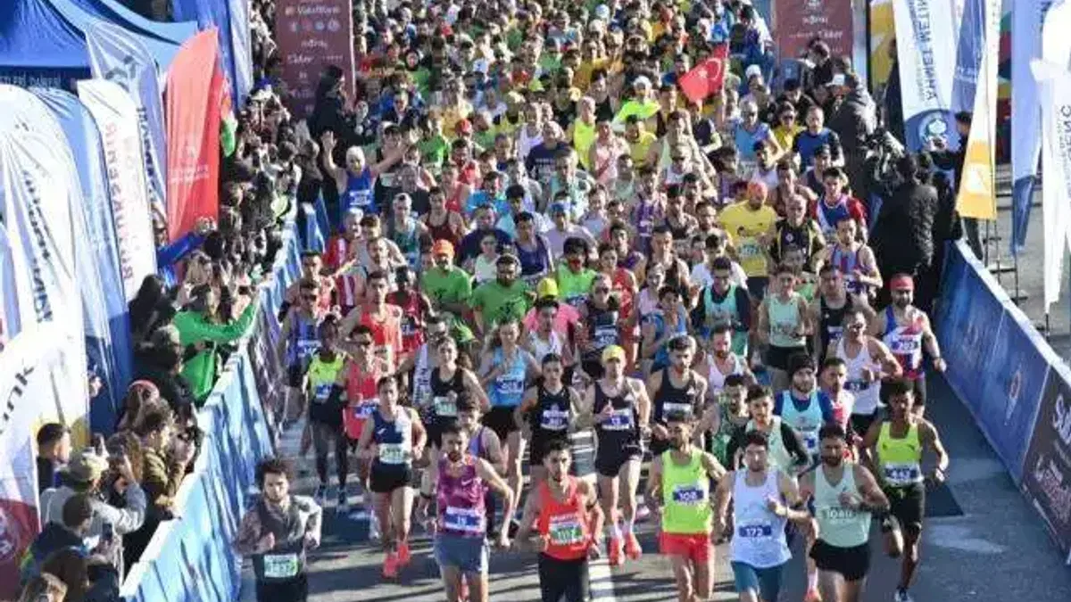 Trabzon'da coşkulu maraton