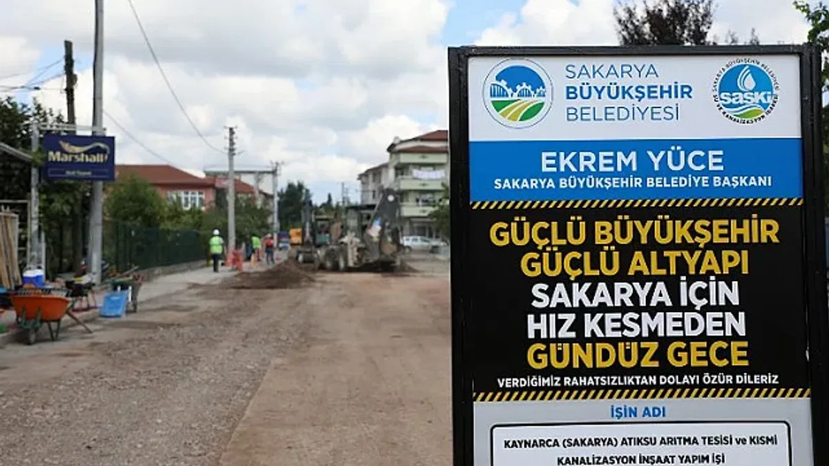 Sakarya'da 50 bin metrelik hat çalışması sürüyor