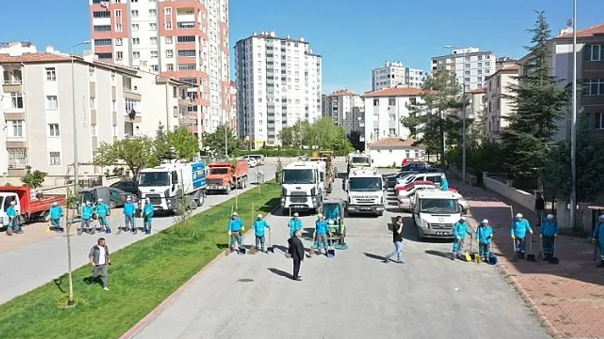 Kayseri Kocasinan'dan bahar temizliği
