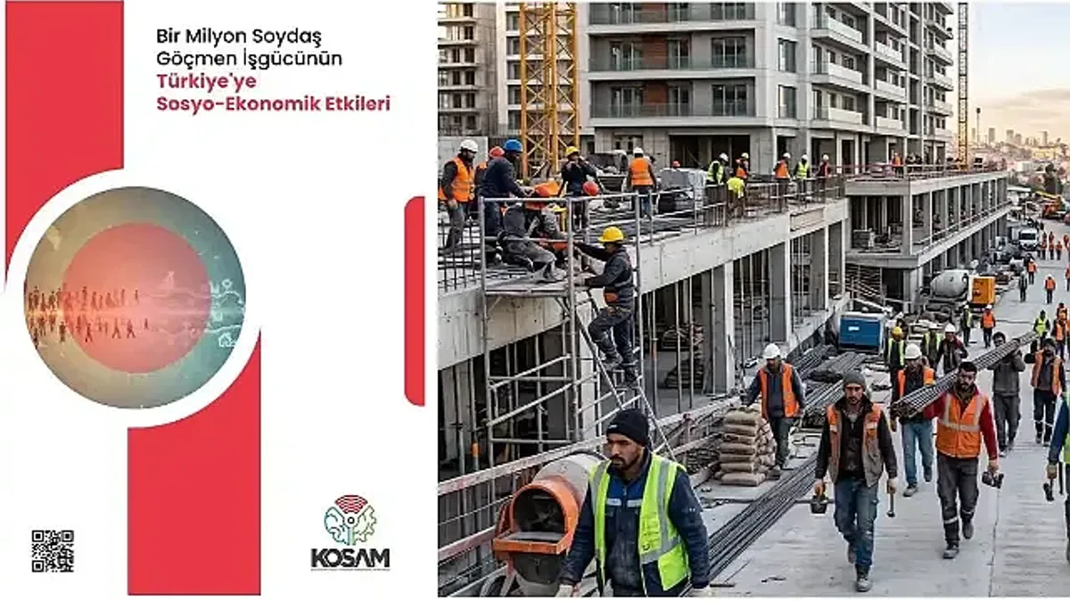 KOSAM'dan Çarpıcı Analiz: Türkiye'nin İlave 1 Milyon İşgücüne İhtiyacı Var