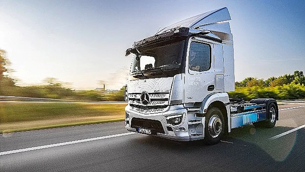 Mercedes-Benz eActros300 Türkiye'de test edilecek