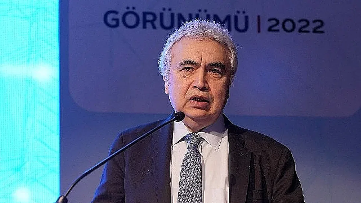 Dr. Fatih Birol: “Türkiye, yenilenebilir enerjide 5 yılda yüzde 65'e yakın büyüyebilir"