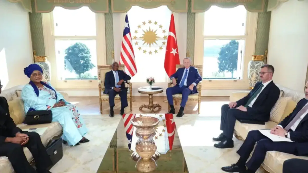 Liberya Cumhurbaşkanı Boakai Vahdettin Köşkü'nde