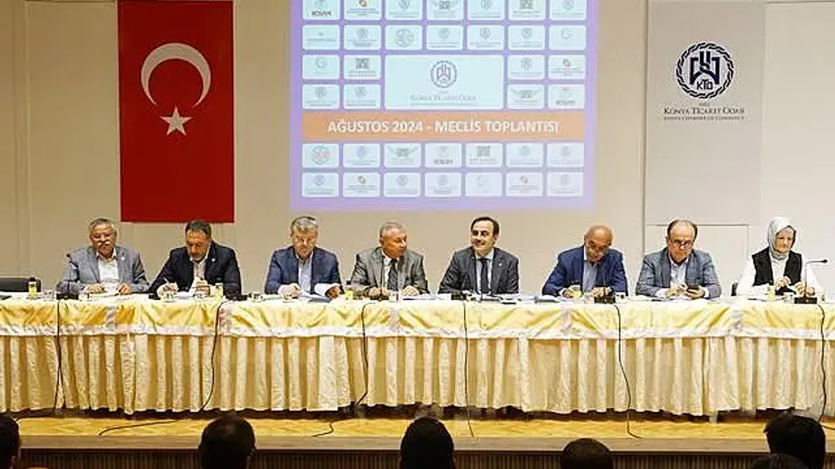 AK Parti Heyeti, Konya Ticaret Odası’nda İş Âlemiyle Bir Araya Geldi