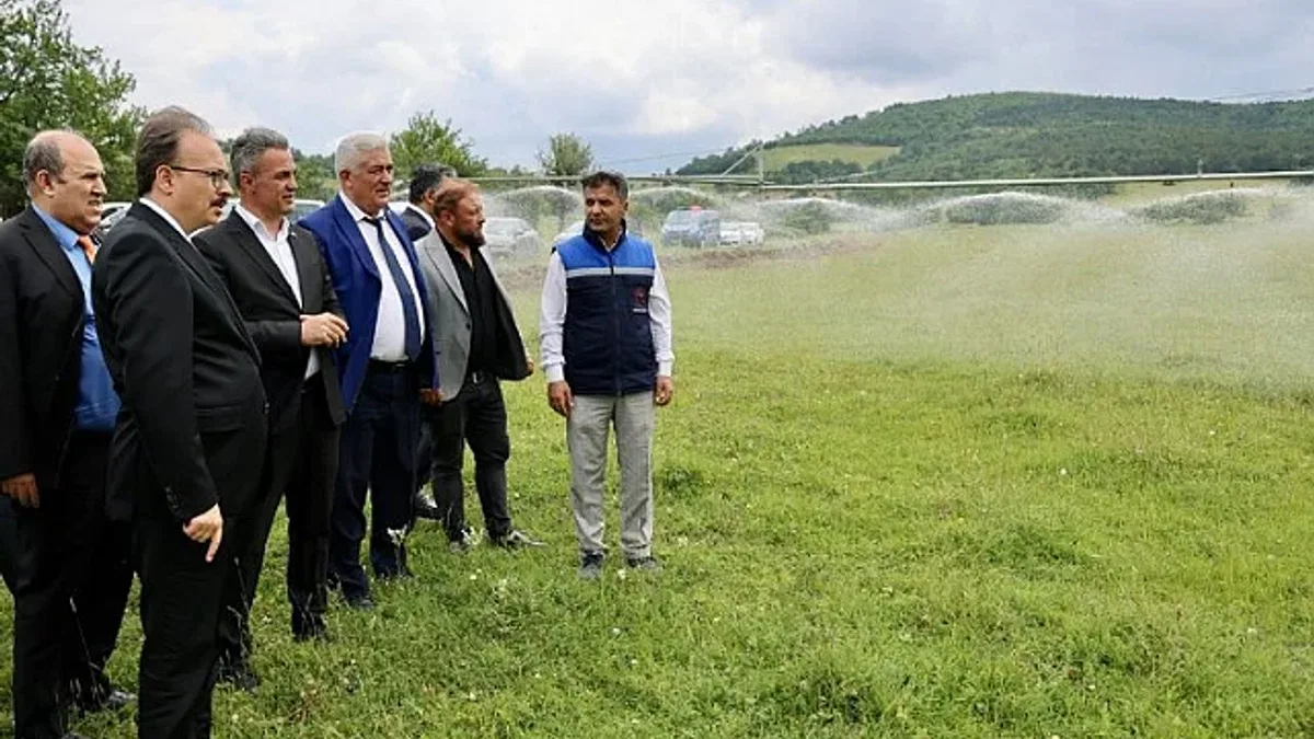 Osmaneli Yaylaları'nda tarımsal sulama