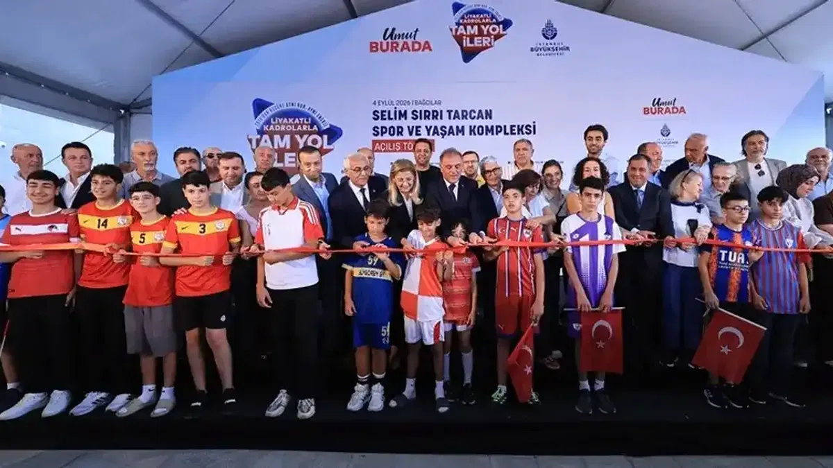 İstanbul'da Selim Sırrı Tarcan Spor ve Yaşam Kompleksi hizmete açıldı