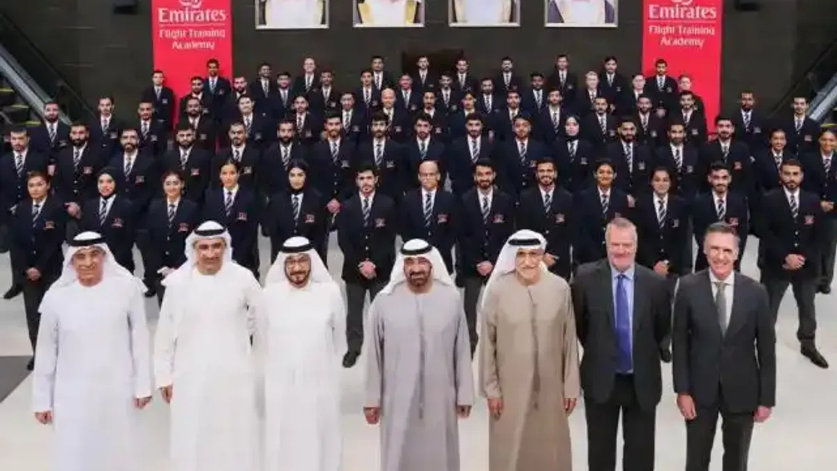 Emirates Uçuş Eğitim Akademisi’nin Mezuniyet Töreninde 77 Pilot Havacılık Sektörüne Katıldı