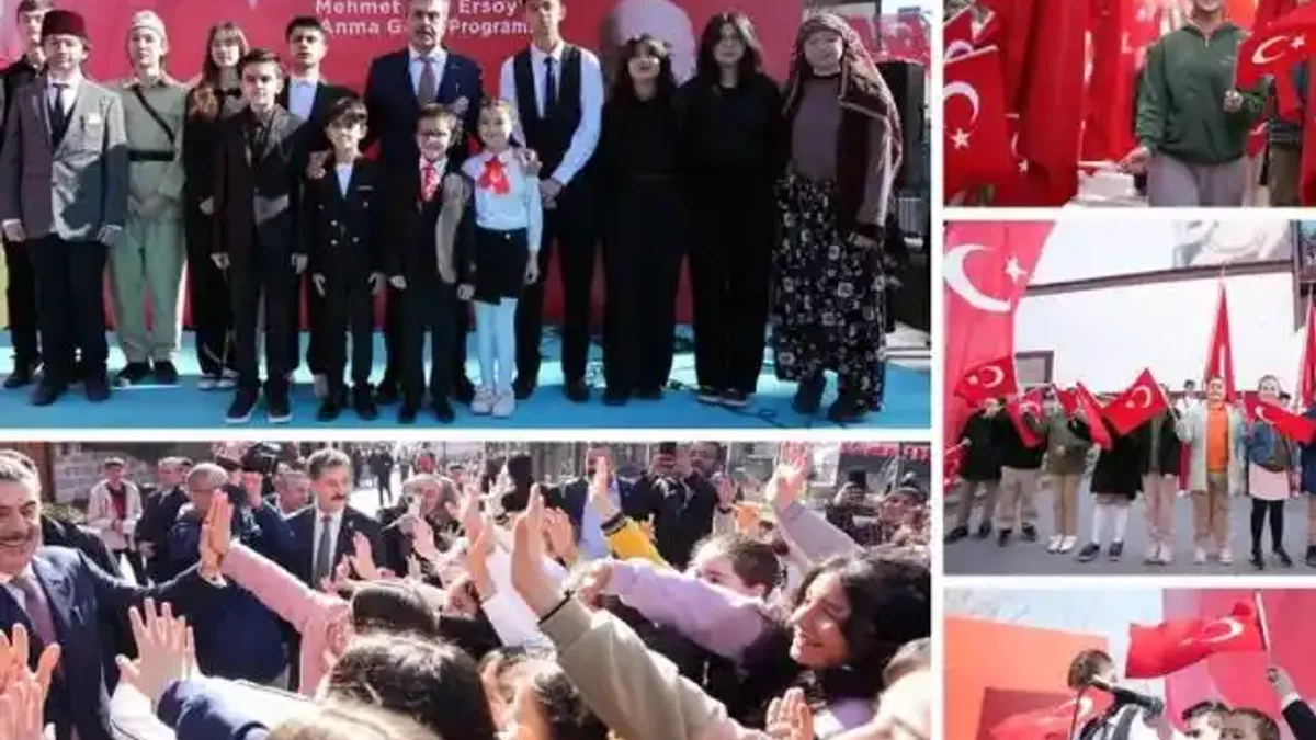 Bakan Tekin 12 Mart programına katıldı