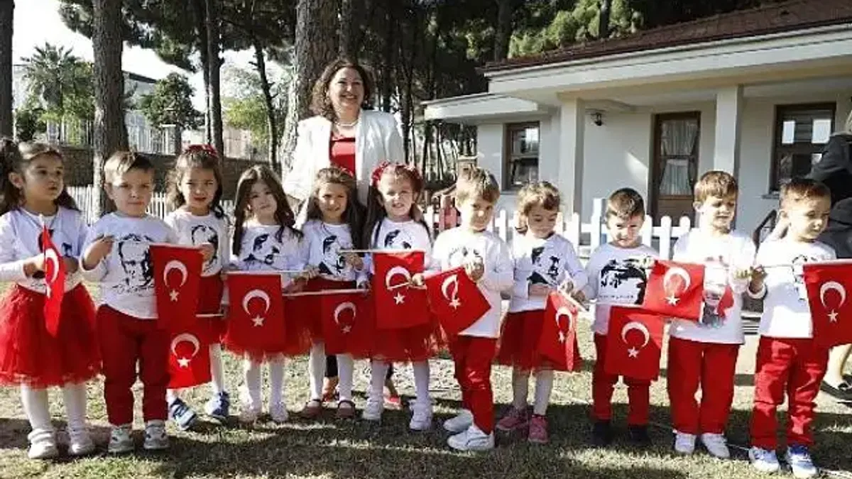 Aydın Büyükşehir Belediyesi Çocuk Gelişim Merkezleri'ni 29 Ekim Coşkusu Sardı