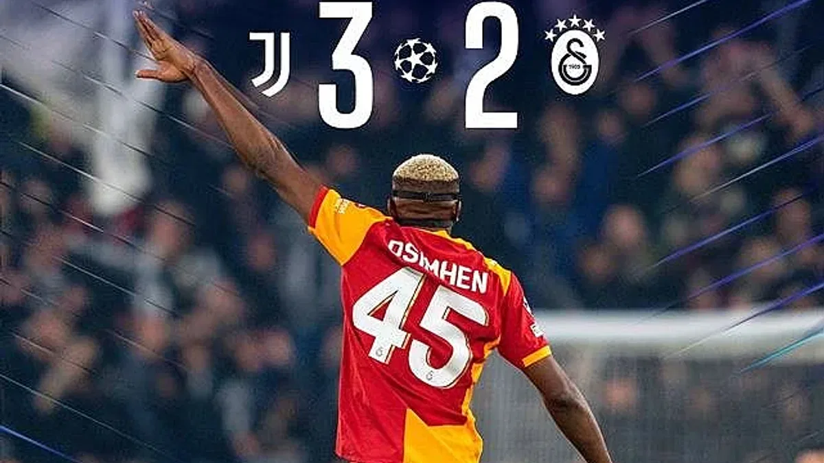 Juventus 3- 2 Galatasaray (Maç Sonucu) Aslan turu uzatmalarda geçti!