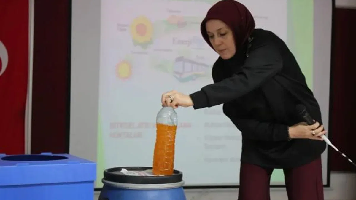 Ankara Keçiören'de öğrencilere çevre bilinci eğitimi