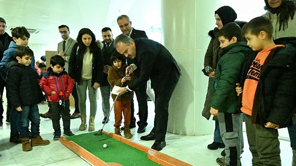 Bursa'da çocuklar ara tatilin keyfini çıkardı