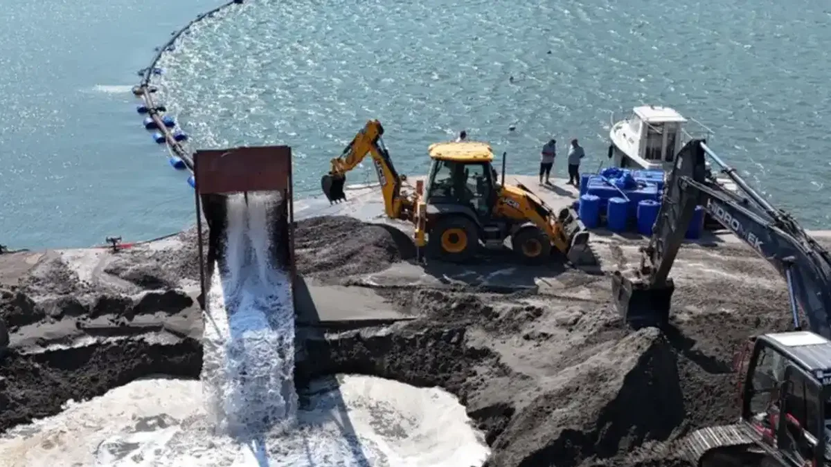 Samsun’da deniz tabanı yenileniyor, kıyılar güçleniyor