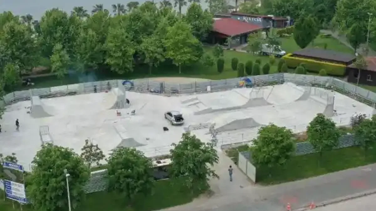 Gölcük sahiline skate park