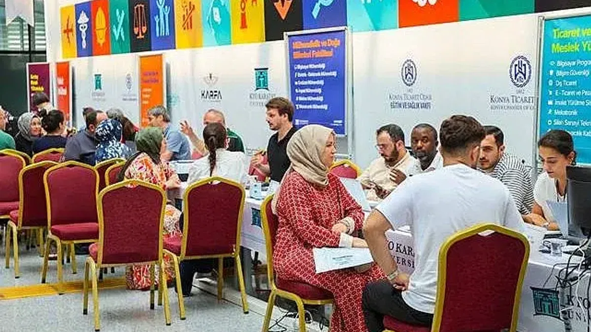 KTO Karatay Üniversitesi'nde tercih ve tanıtım günleri tüm hızıyla devam ediyor