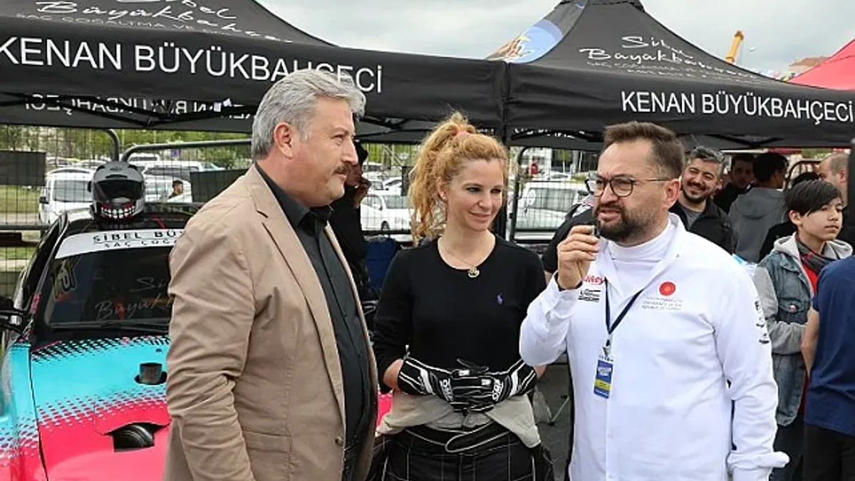 Kayseri Melikgazi'de Togg'lu slalom yarışı