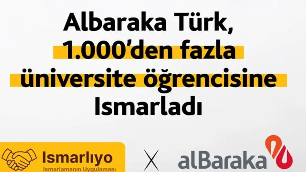 Albaraka Türk’ten Ismarlıyo Platformuyla 1000’den Fazla Gence Destek!