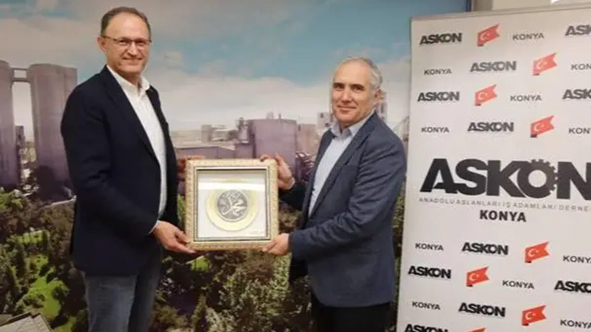 Konya Çimento ASKON yönetimini ağırladı