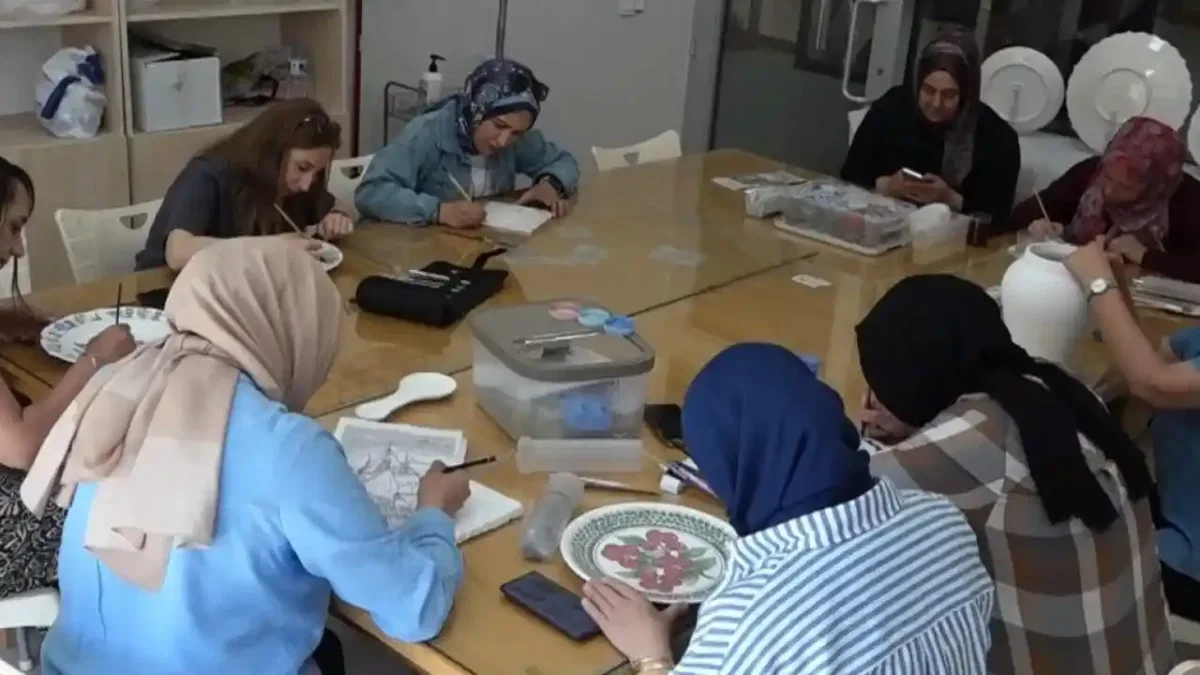 Çini sanatı MABESEN'de can buluyor