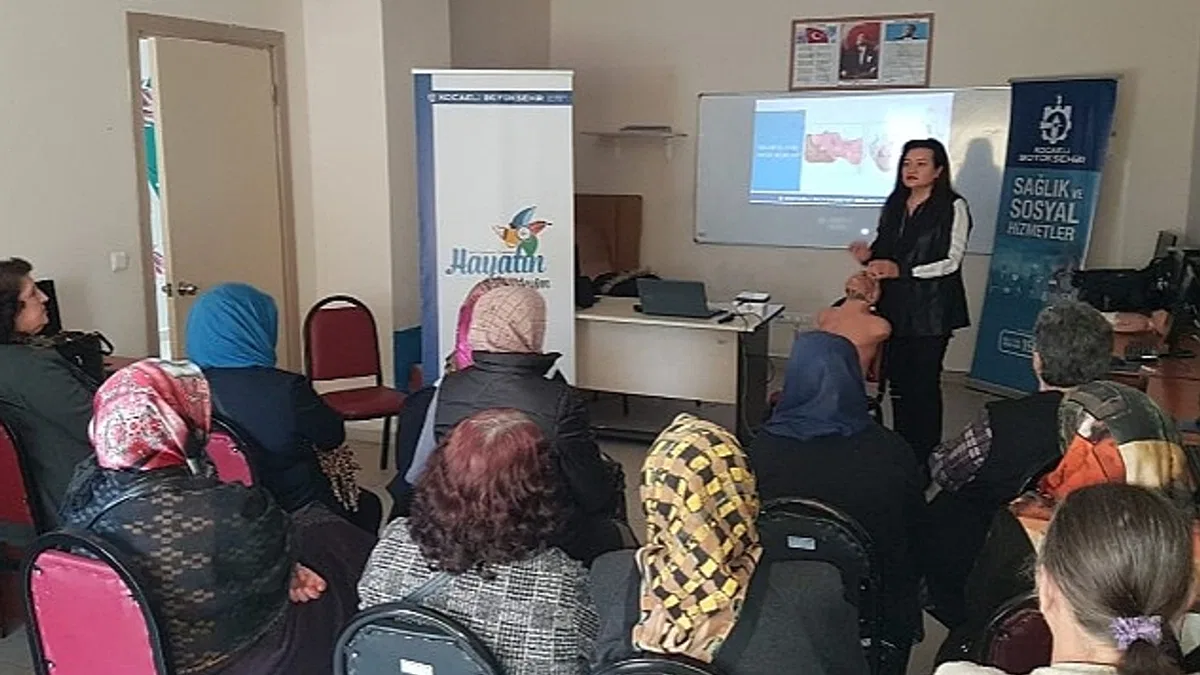 Büyükşehir'den afetlerde ilk yardım eğitimi