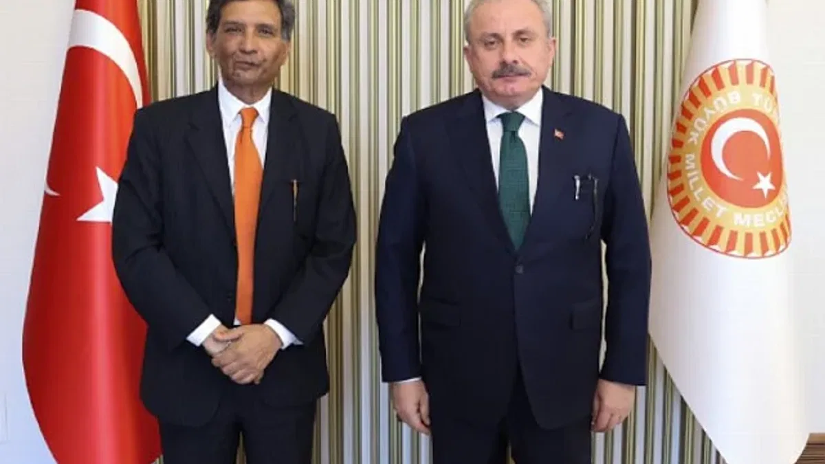 Büyükelçi Paul'dan TBMM Başkanı Şentop'a ziyaret