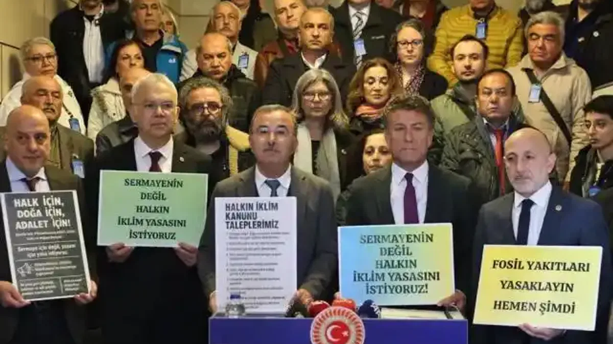 İklim Kanunu teklifine vekillerden eleştiri!
