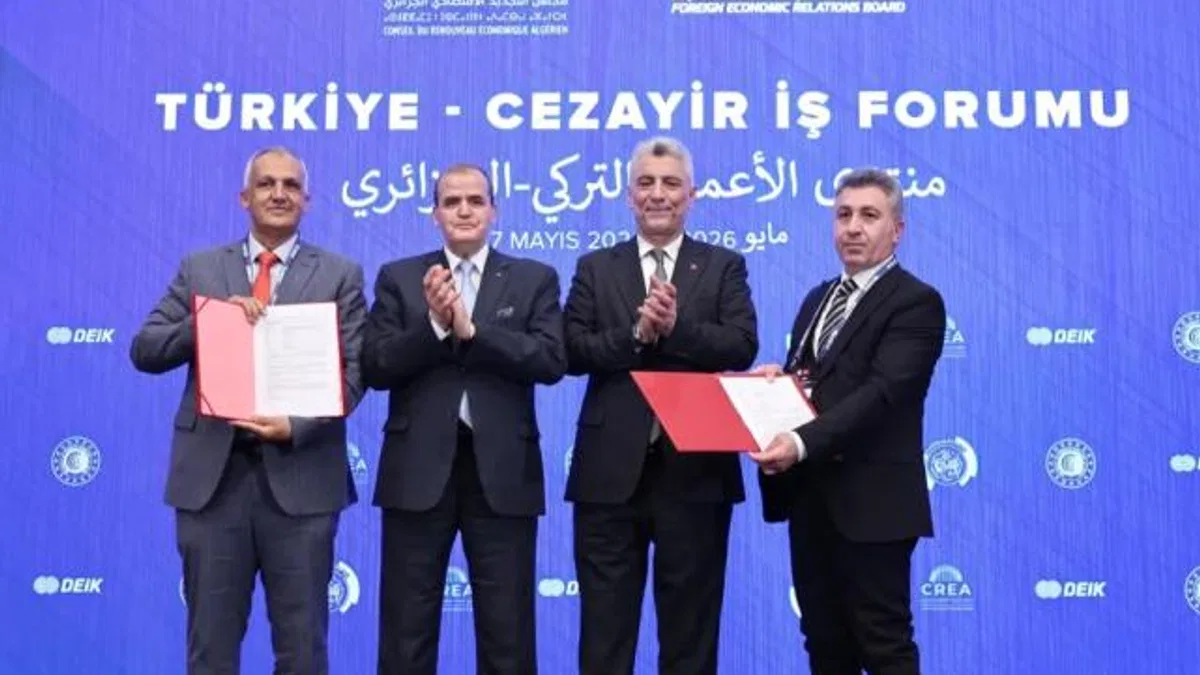 Cezayirle 10 milyar dolarlık ticaret hacmi